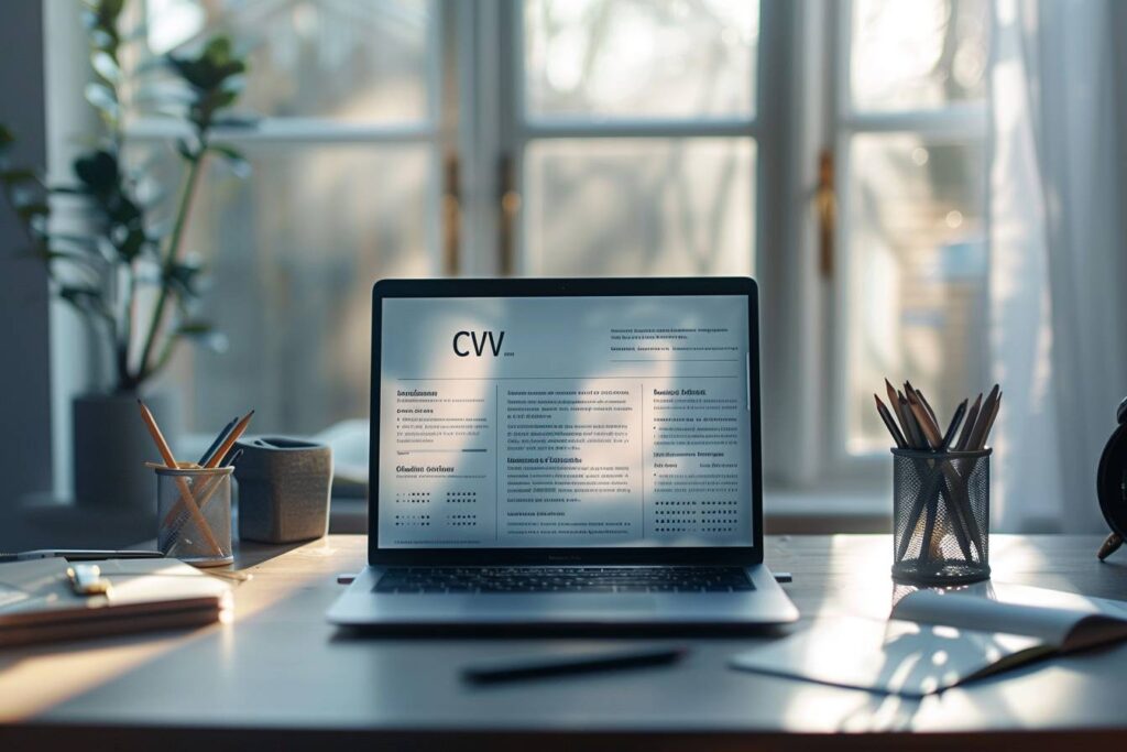 CV moderne avec design attractif et outils gratuits